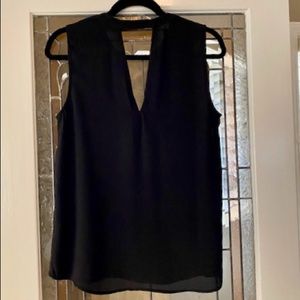 Medium black sheer blouse